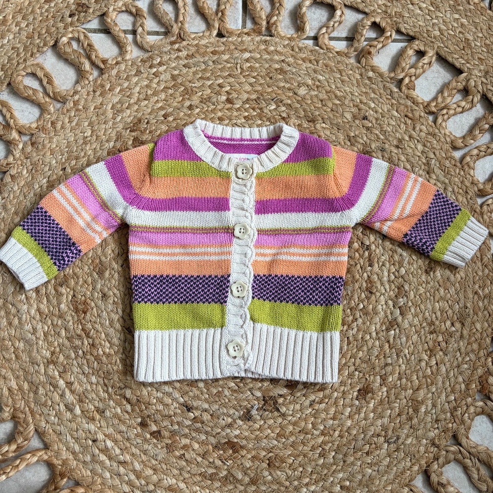 Genuine Baby Sweater with Heart Buttons